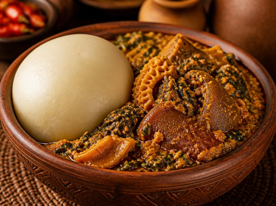 Pounded Yam & Egusi